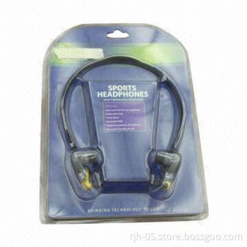 MP3 Neckband Sports Headphones with 20-20,000Hz Frequency Response